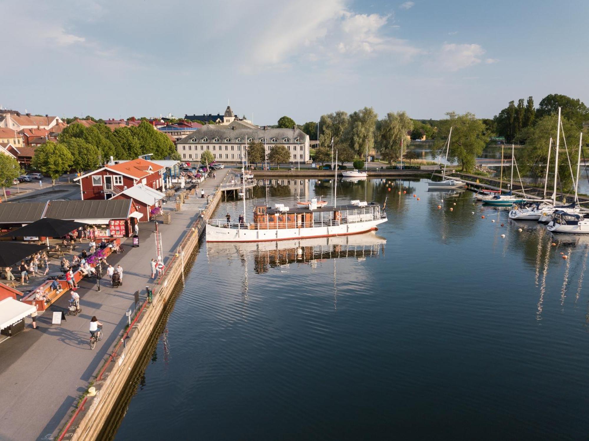 Hotell Aqva Restaurang & Bar Ett Biosfaerhotell Med Fokus Pa Hallbarhet Mariestad Zewnętrze zdjęcie